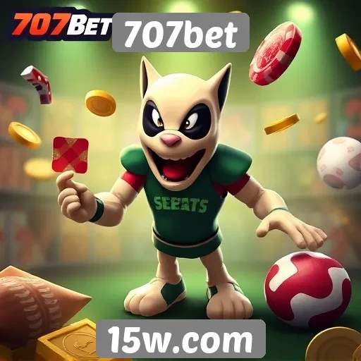 Variedade de jogos disponíveis na 707bet